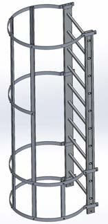 Cage ladder