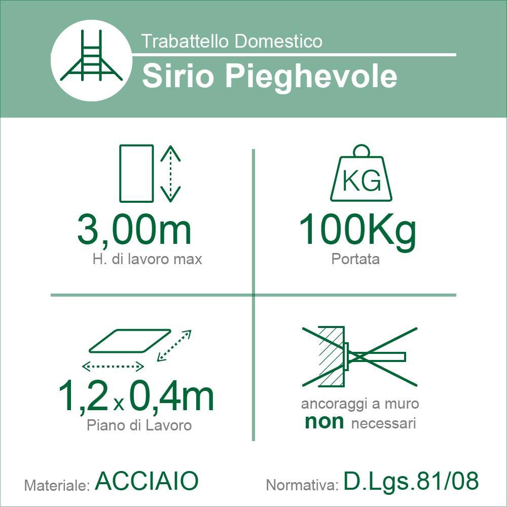 Sirio Pieghevole