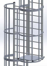 Cage ladder