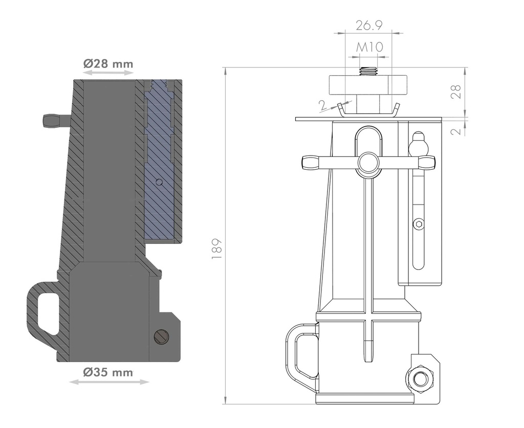 Adattatore multiuso Ø 28 mm ADT-28/35 2